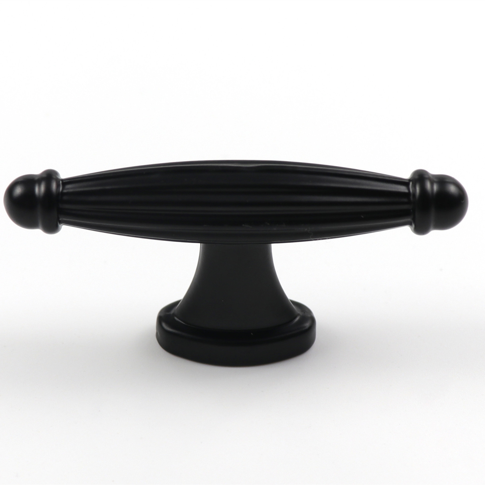 Modern Minimalist Solid Single Hole Furniture Hardware Accessories Drawer Cabinet Door Handle American Black Cabinet Wardrobe Handle